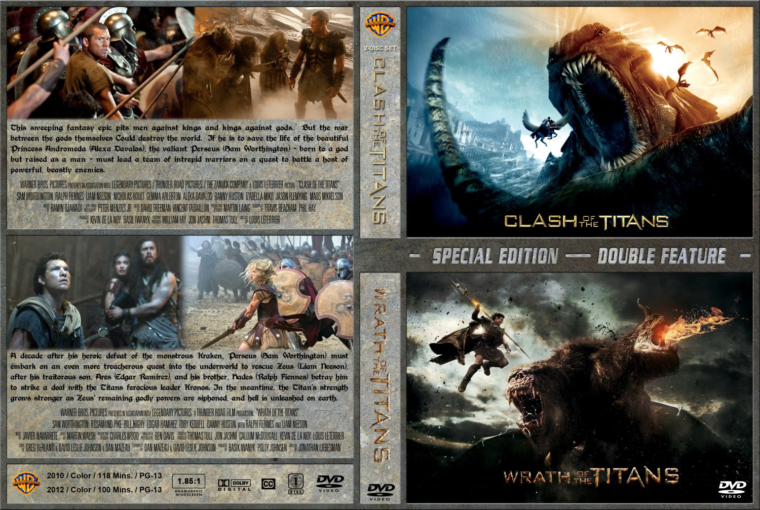 Clash / Wrath Of The Titans Double Feature