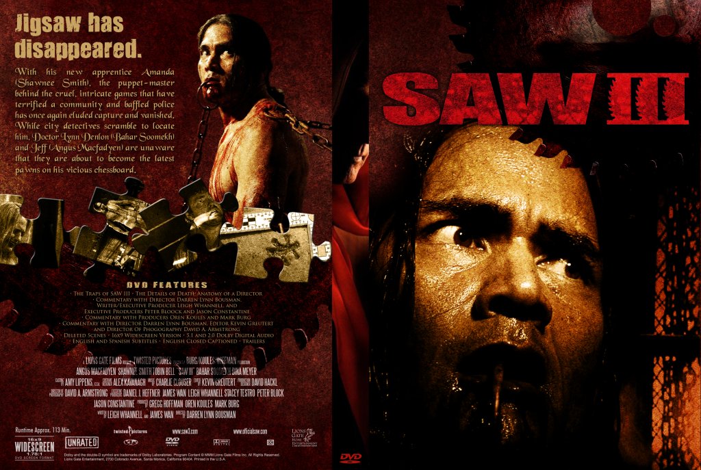saw 2 dvd cover art