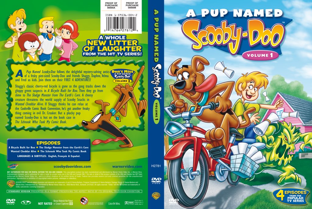 A Pup Named Scooby Doo Vol 1 Tv Dvd Scanned Covers A Pup Named Scooby Doo Vol 1 Dvd Covers 