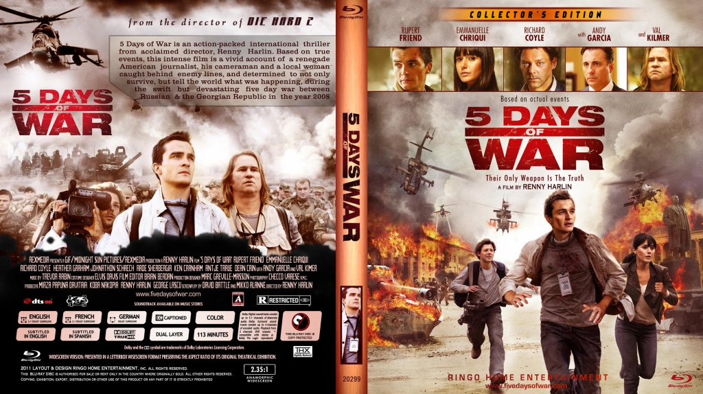 5 Days Of War Movie Blu Ray Custom Covers Copy Of 5 Days Of War Blu Ray Cover 11 Dvd Covers