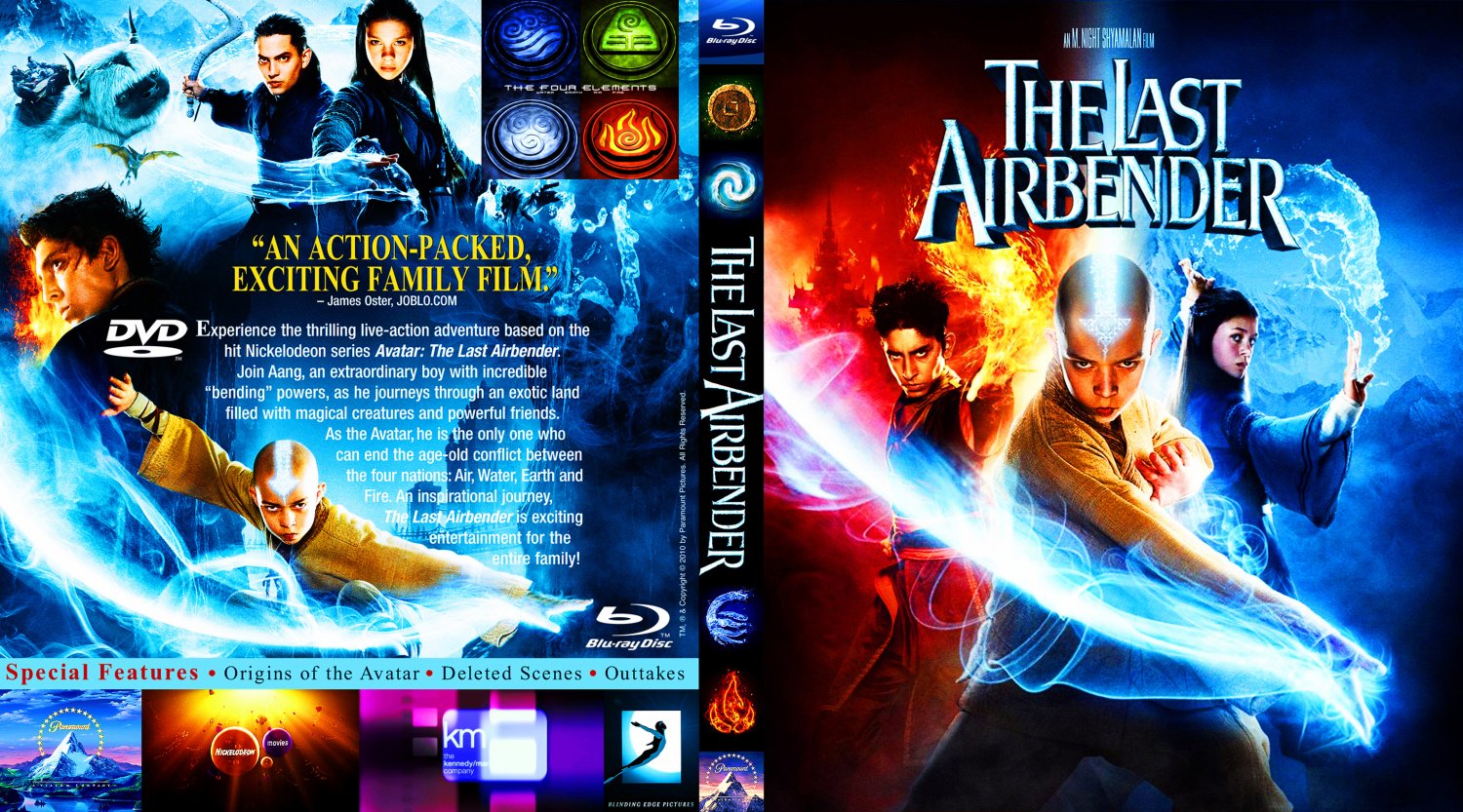 The Last Airbender Movie Blu Ray Custom Covers Last Airbender