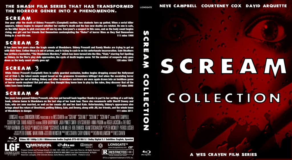 ScreamCollectionBRCLTv1 Movie BluRay Custom Covers