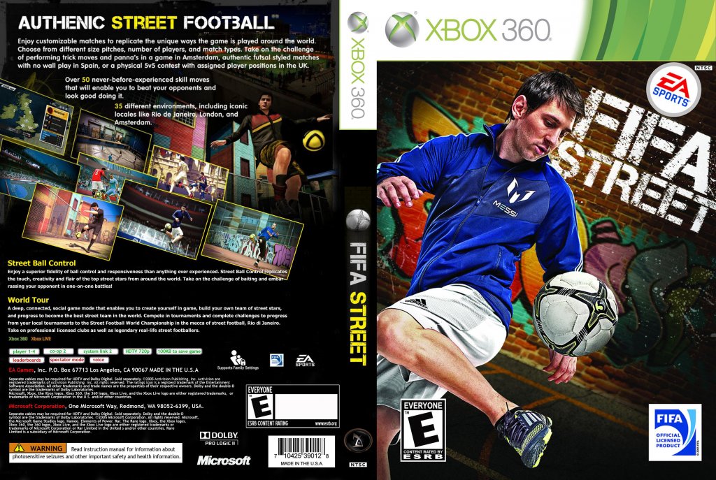 fifa street 4 cover
