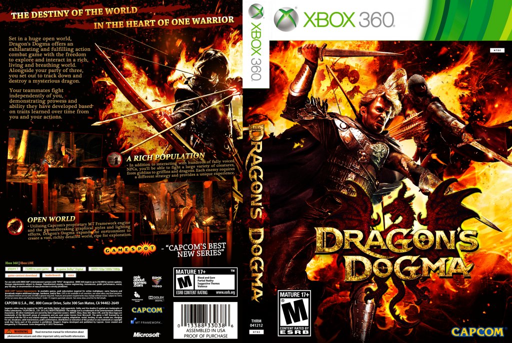 dragon's dogma xbox 360