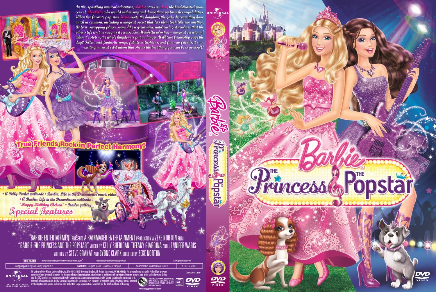 barbie the princess and the popstar dvd