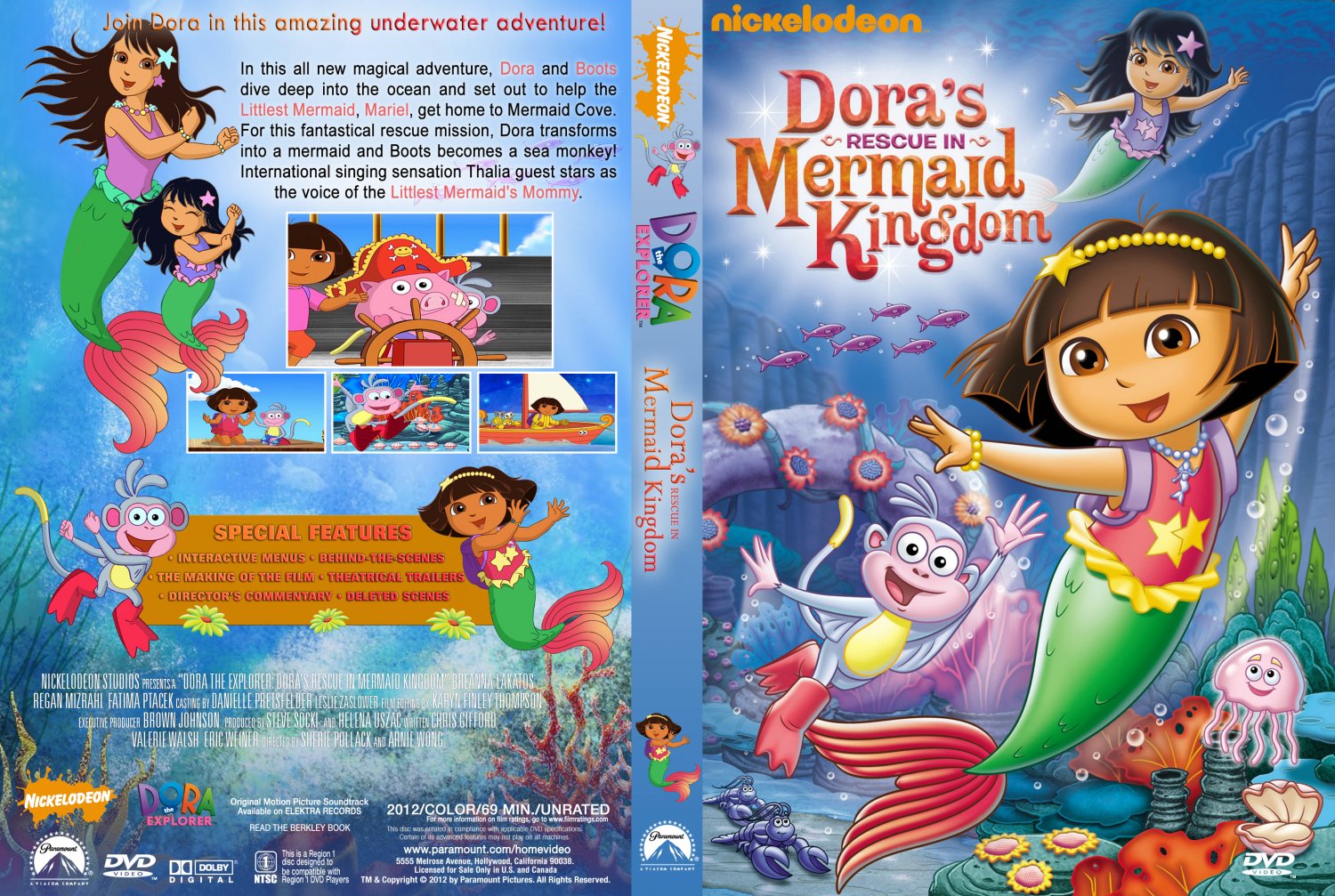 Dora the Explorer: Doras Rescue in Mermaid Kingdom - Eighteen Images ...