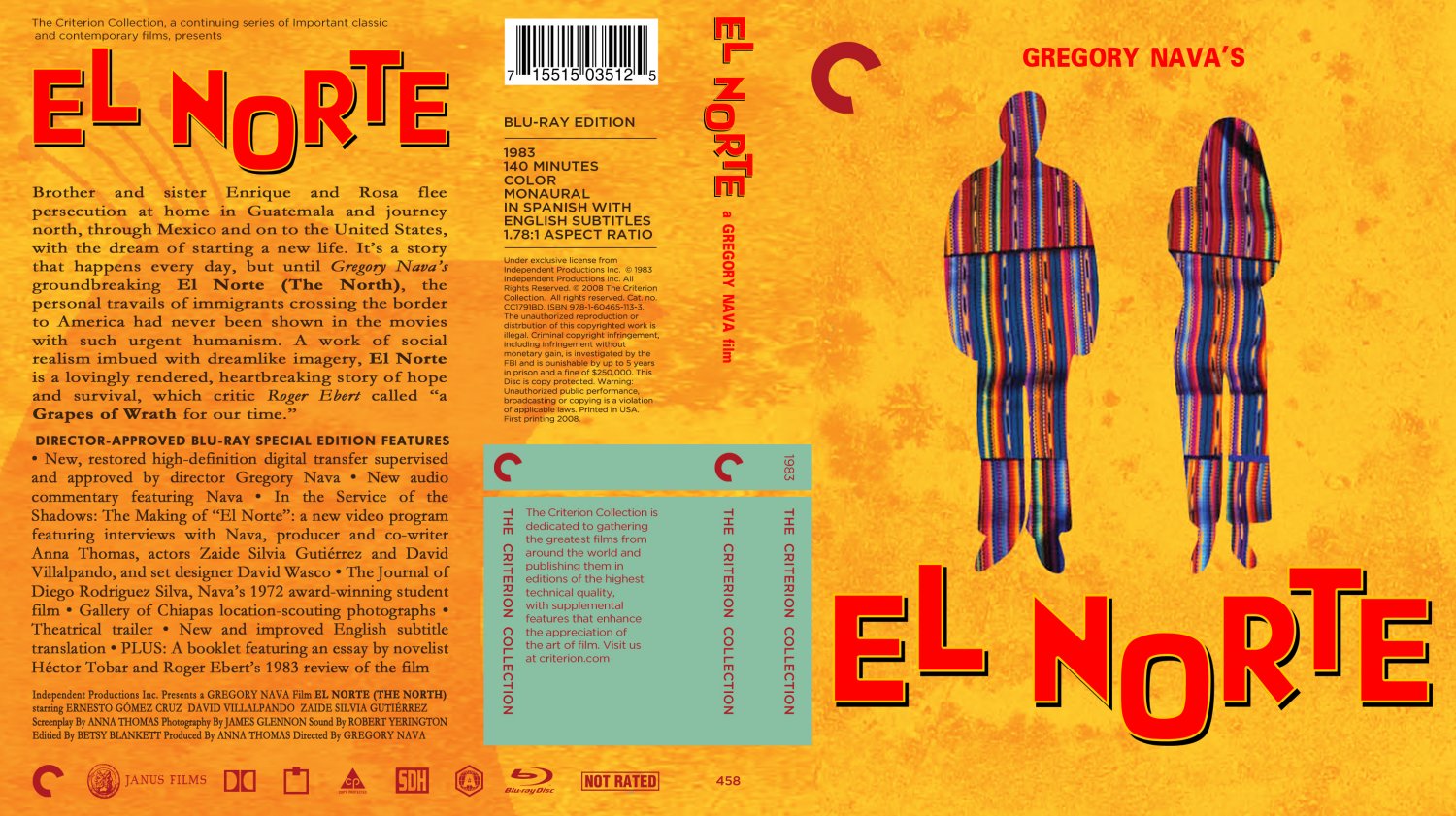 El Norte - Movie Blu-Ray Custom Covers ...