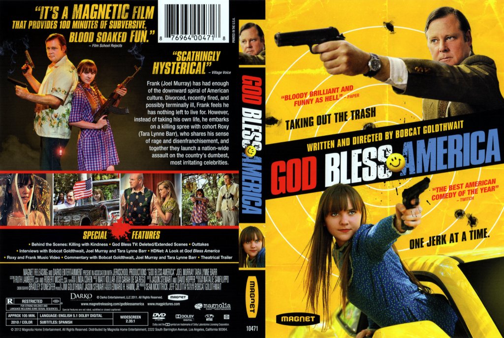 God Bless America Movie DVD Scanned Covers God Bless