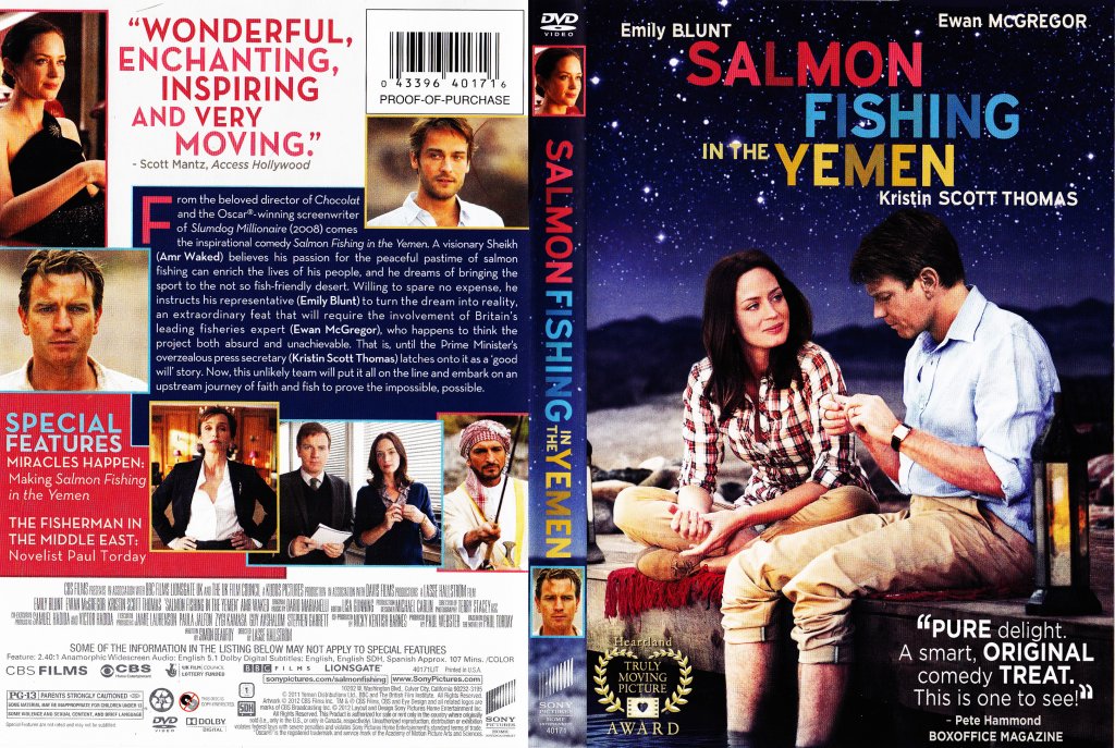 Salmon Fishing in the Yemen - Movie DVD Scanned Covers - Salmon