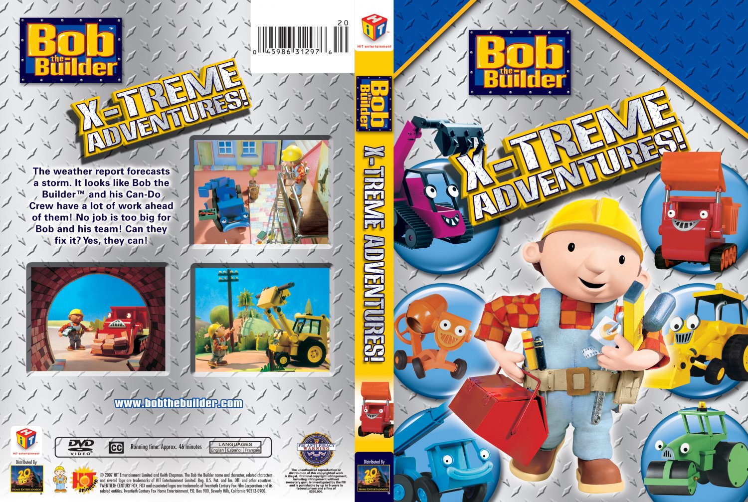 Bob The Builder X-Treme Adventures - TV DVD Scanned Covers - Bob The ...