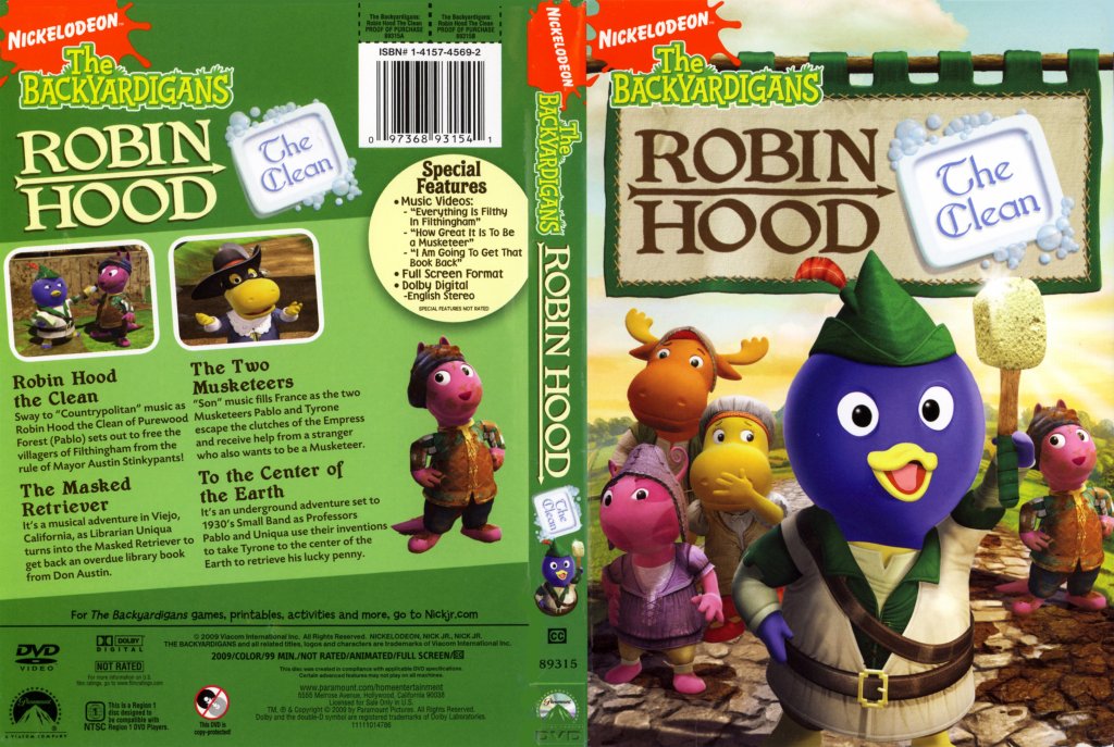 Os Backyardigans Robin Hood O Limpo Dvd