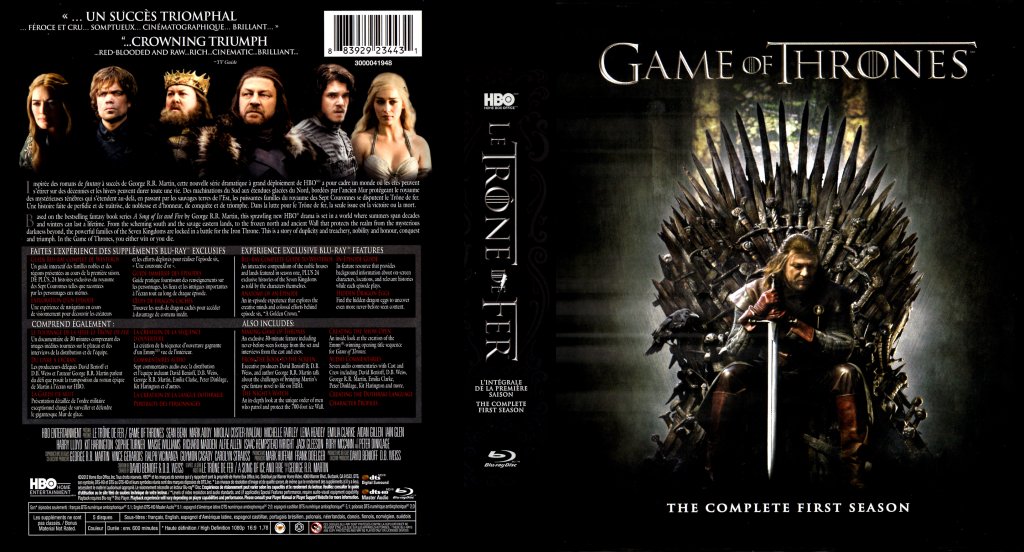Games Of Thrones - Le Trone de Fer - Bluray