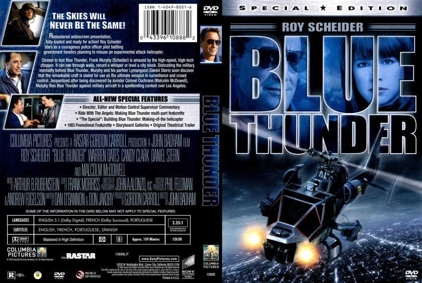 Blue Thunder - Special Edition - Movie DVD Custom Covers - 296Blue ...