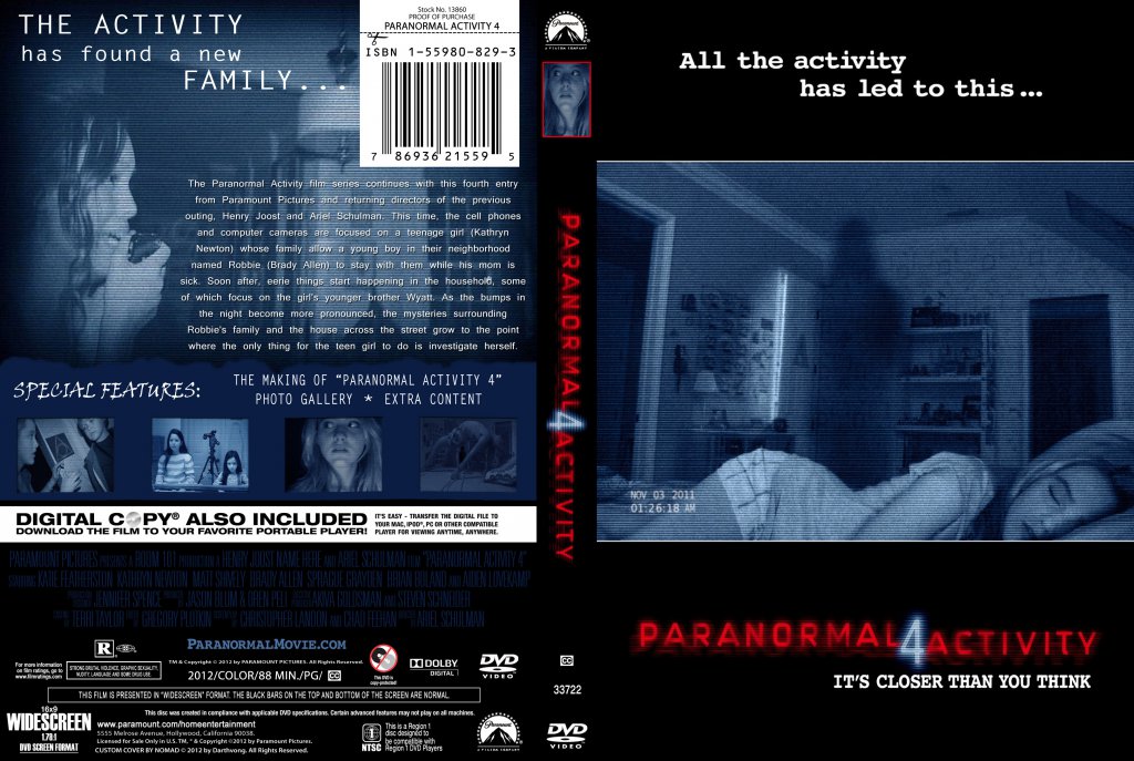 paranormal activity 4 sky box office