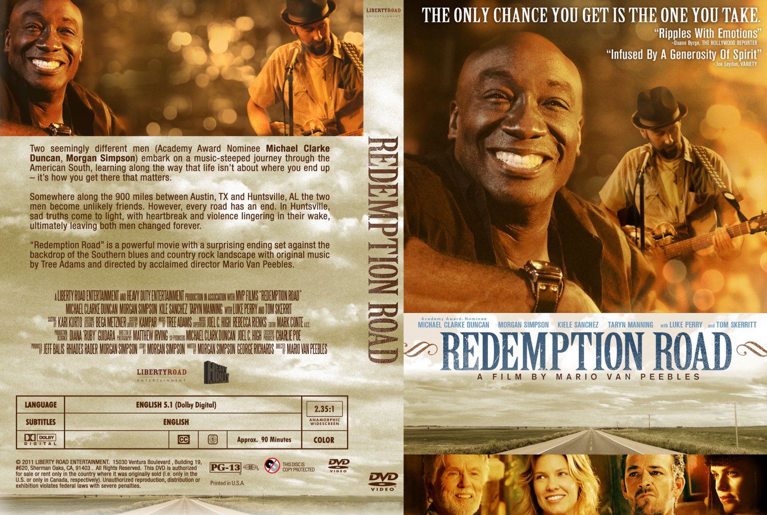 Redemption Road Movie DVD Custom Covers Redemption Roadfront