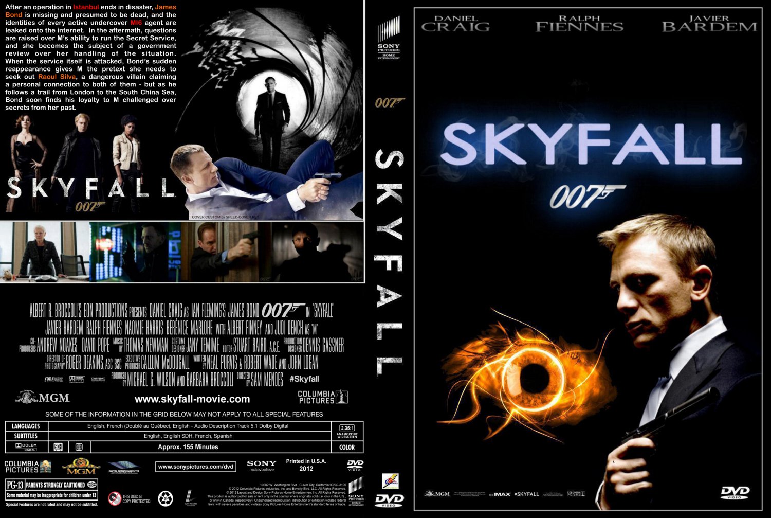 Skyfall - Movie DVD Custom Covers - skyfall III dvd-cover :: DVD Covers