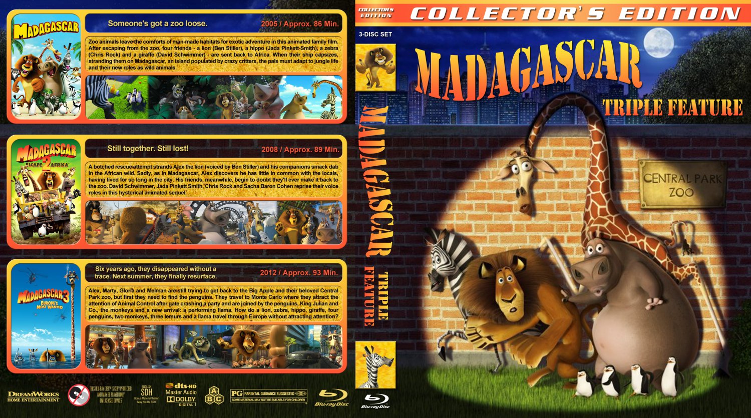 Madagascar Triple Feature