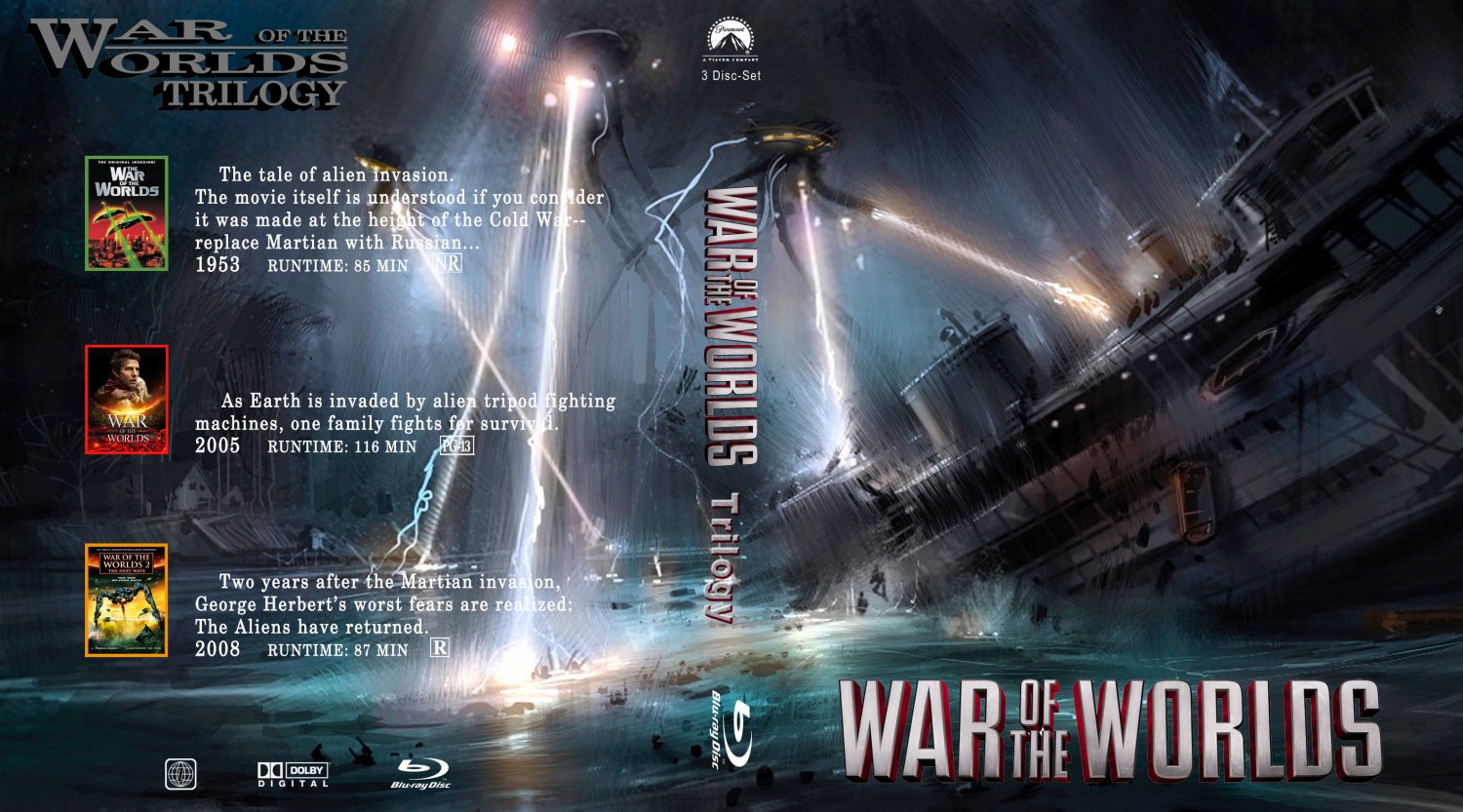 <b>War</b> <b>Of</b> <b>The</b> <b>Worlds</b>- Movie Blu-Ray Custom Covers - <b>War</b> <b>Of</b> <b>The</b> <b>Worlds...</b>