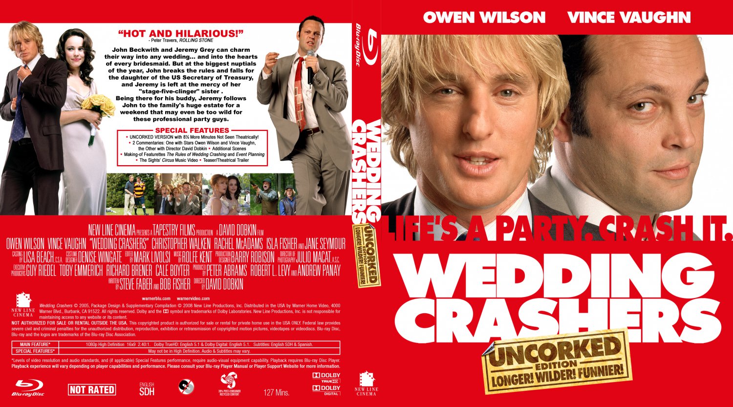 Wedding Crashers - Movie Blu-Ray Custom Covers - WeddingCrashers300 ...