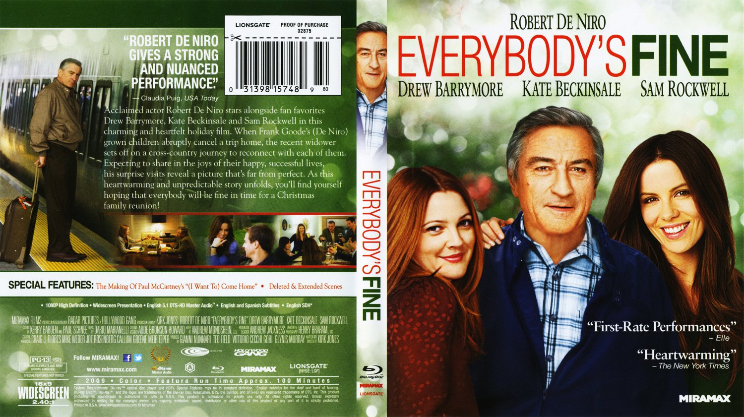 Everybody's Fine - Movie Blu-Ray Scanned Covers - Everybody s Fine ...