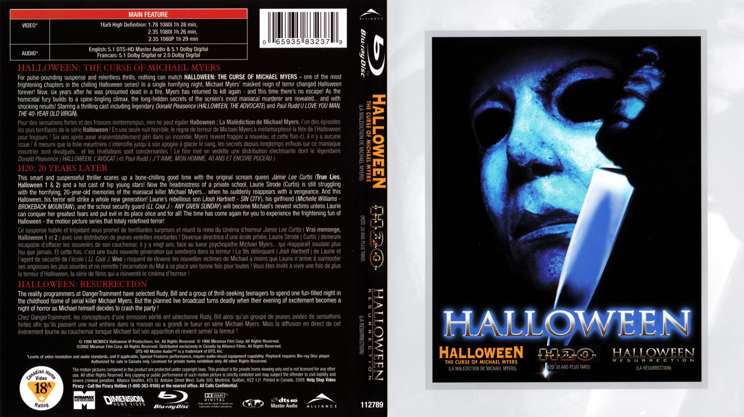 Halloween 6 Blu Ray 