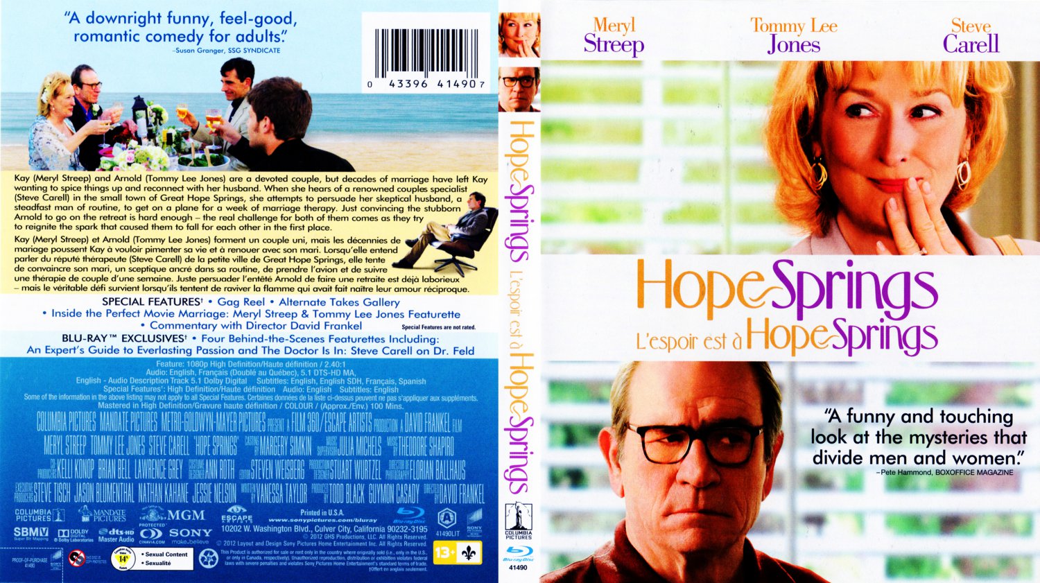 Hope Springs - Movie Blu-Ray Scanned Covers - Hope Springs - Canadian ...