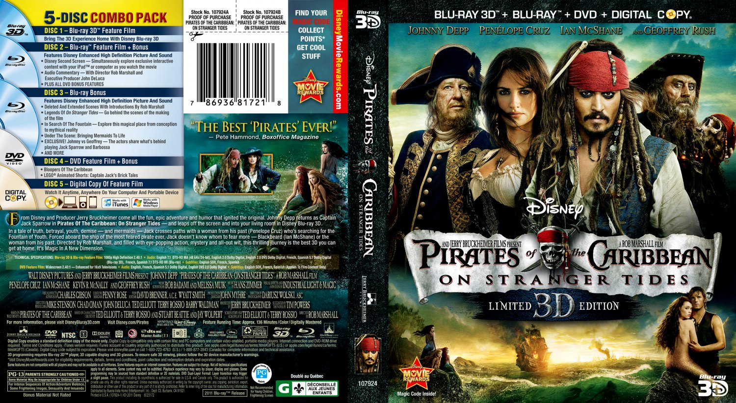 Pirates Of The Caribbean - On Stranger Tides 3D