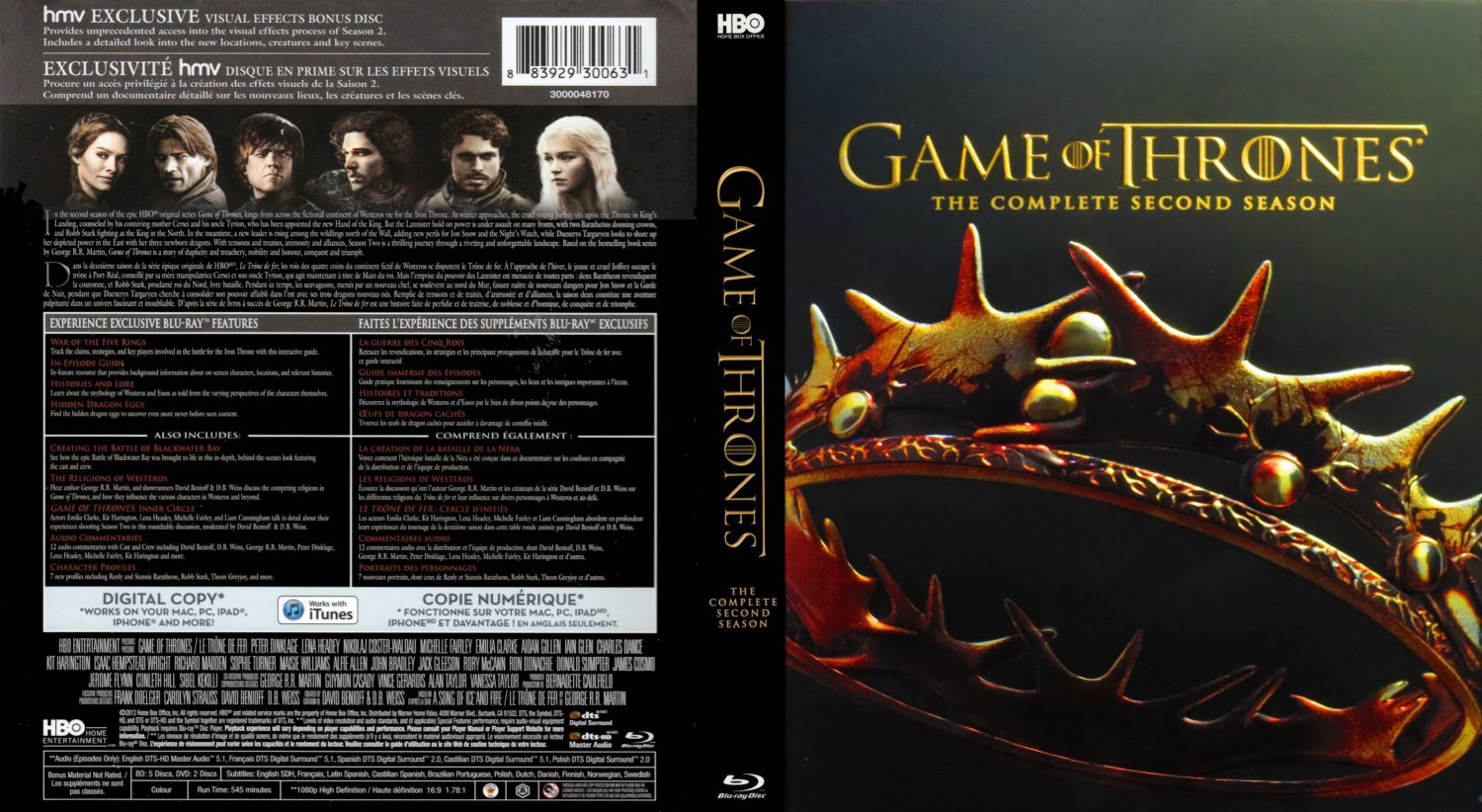 Game of Thrones - TV Blu-Ray Scanned Covers - got2 2 :: DVD Covers