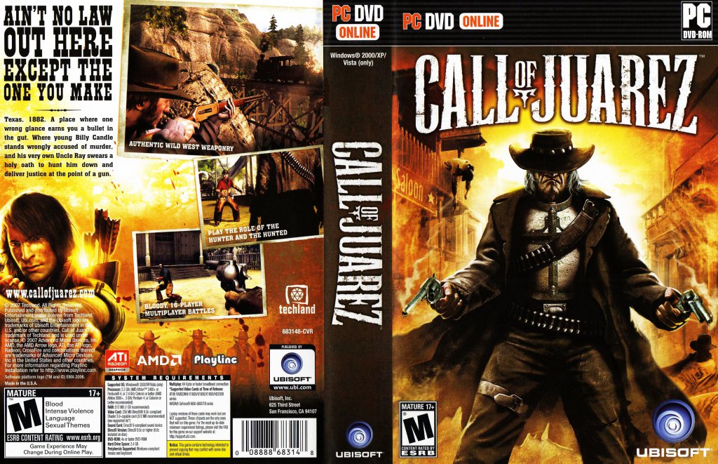 Call of Juarez DVD NTSC f