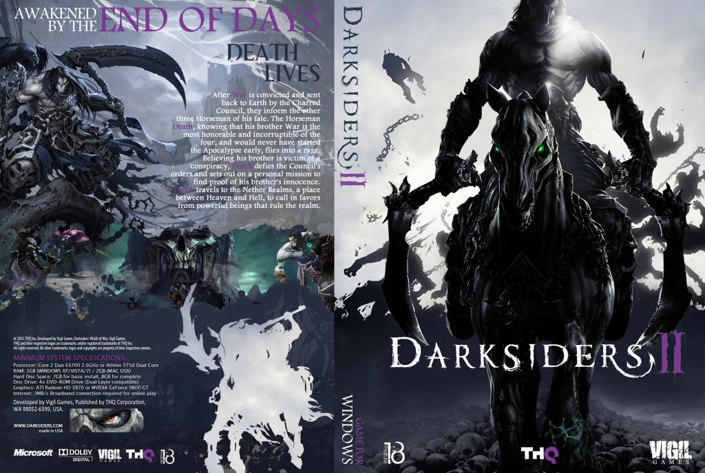Darksiders II DVD NTSC Custom f Majidblack 