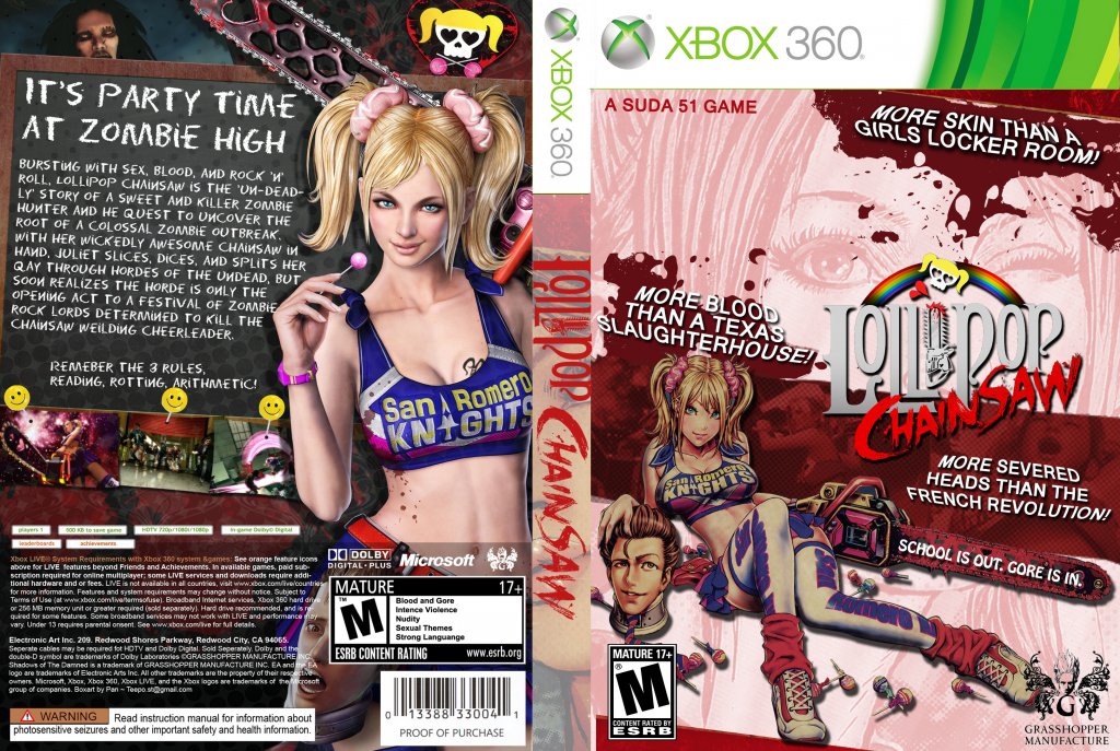 Lollipop Chainsaw: The Movie DVD Cover by pm58790 on DeviantArt
