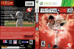 Major League Baseball 2K12 DVD NTSC Custom f