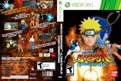 Naruto Shippuden UIltimate Ninja Storm Generations NTSC Custom Box Cover