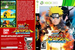 Naruto Shippuden Ultimate Ninja Storm Generations DVD NTSC Custon f