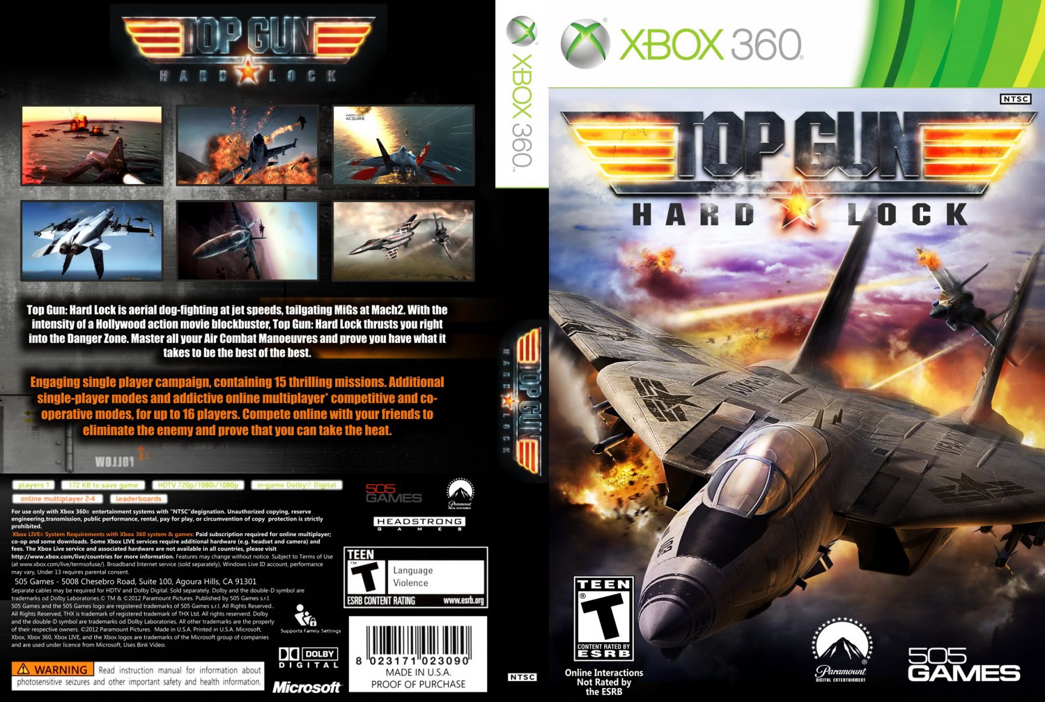 Top gun hard lock системные требования