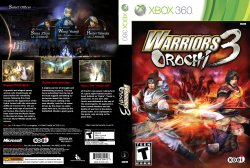 Warriors Orochi 3 DVD NTSC Custom f