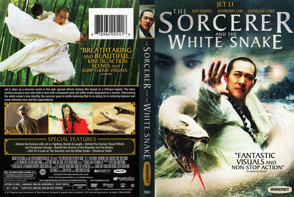 The Sorcerer And The White Snake - Movie DVD Scanned Covers - The