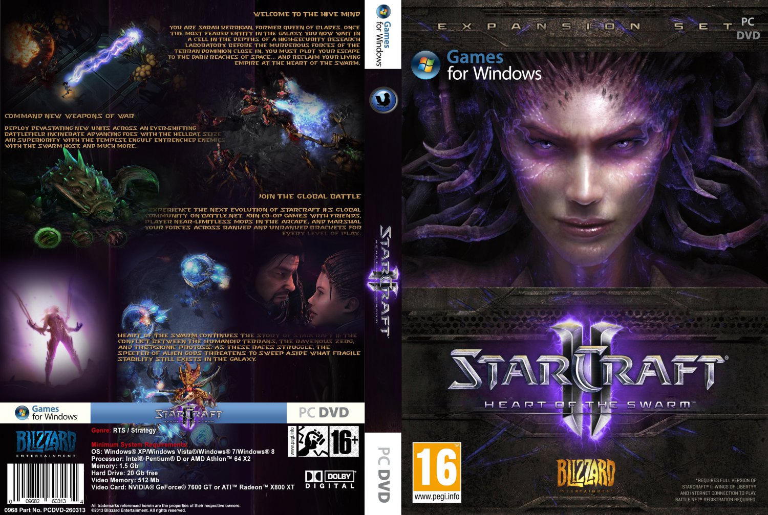 Starcraft II Heart Of The Swarm - PC Game Covers - StarCraft 2 Heart Of ...