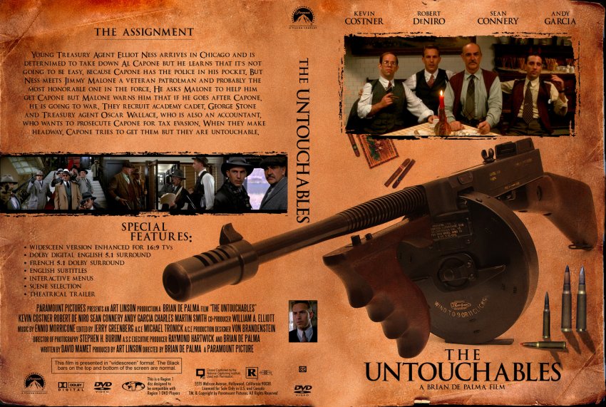 Untouchables, The - Movie DVD Custom Covers ...