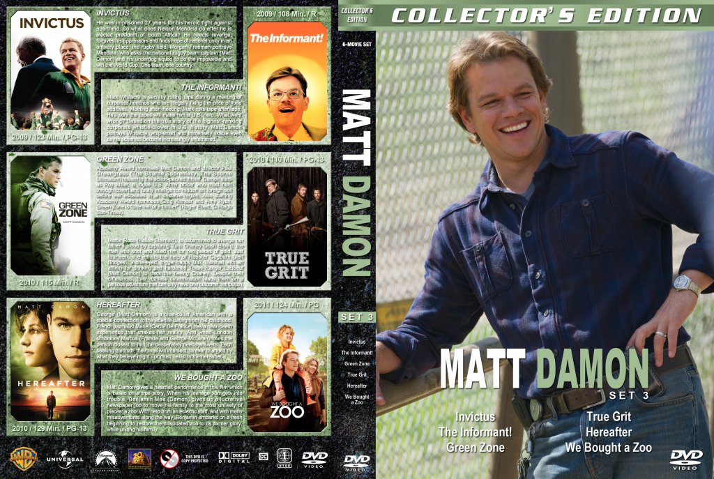 Matt Damon Collection - Set 3