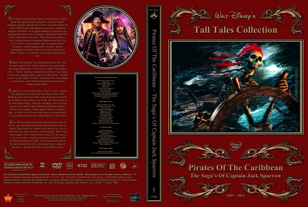 Pirates Of The Caribbean - The Saga's Of Captain Jack Sparrow