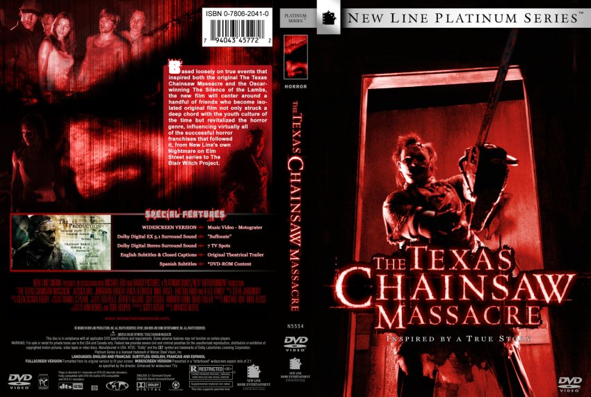 Texas Chainsaw Massacre 2003 - Movie DVD Custom Covers ...