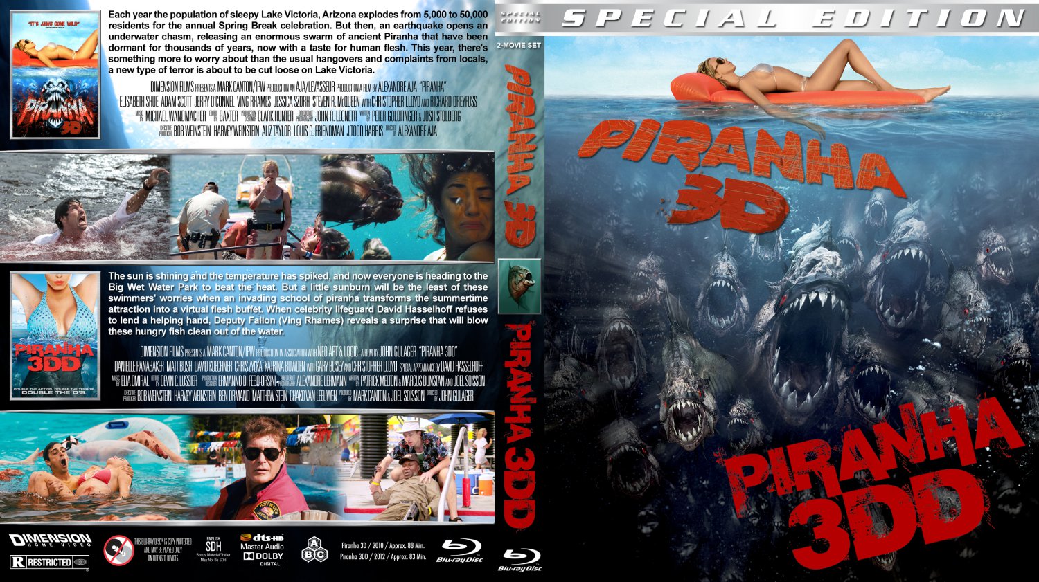 Piranha 3d Blu ray