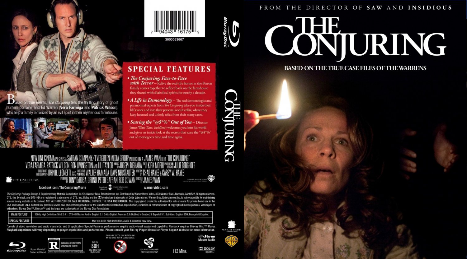 Заклятие по порядку список. The Conjuring (2013) Blu ray Cover. Заклятие 2 Blu ray Cover. Обложка DVD the Conjuring. Заклятие фильм 2013 обложка.