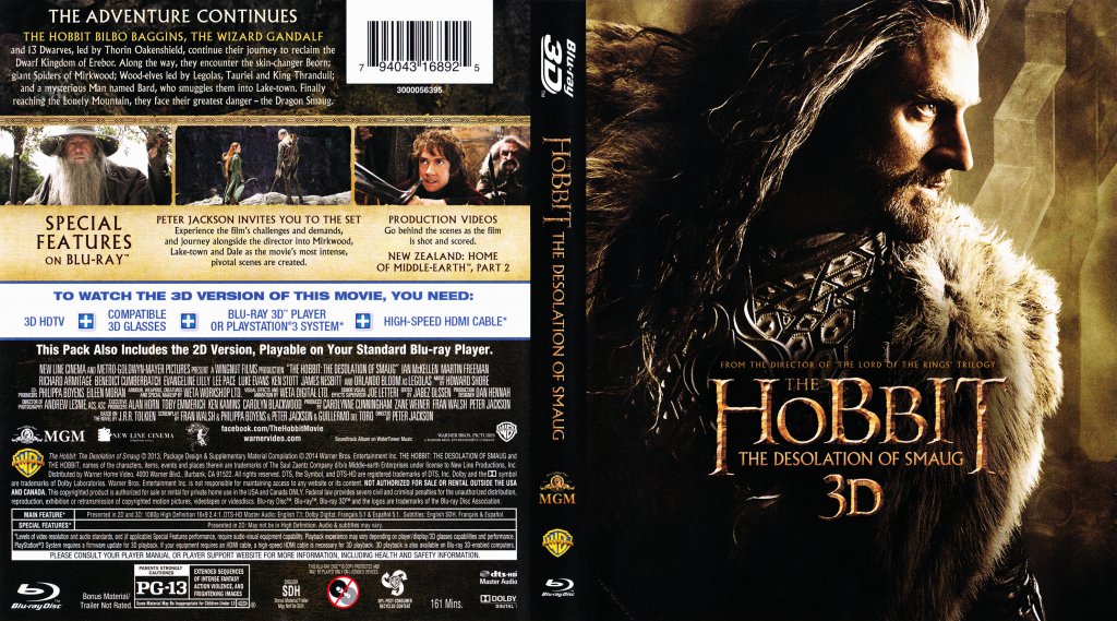 The Hobbit, The Desolation Of Smaug 3D