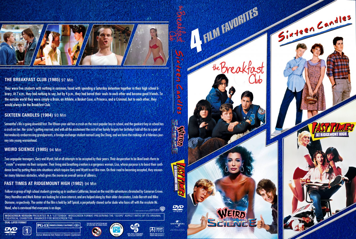 Brat Pack Collection Movie Dvd Custom Covers Brat Pack Dvd Covers