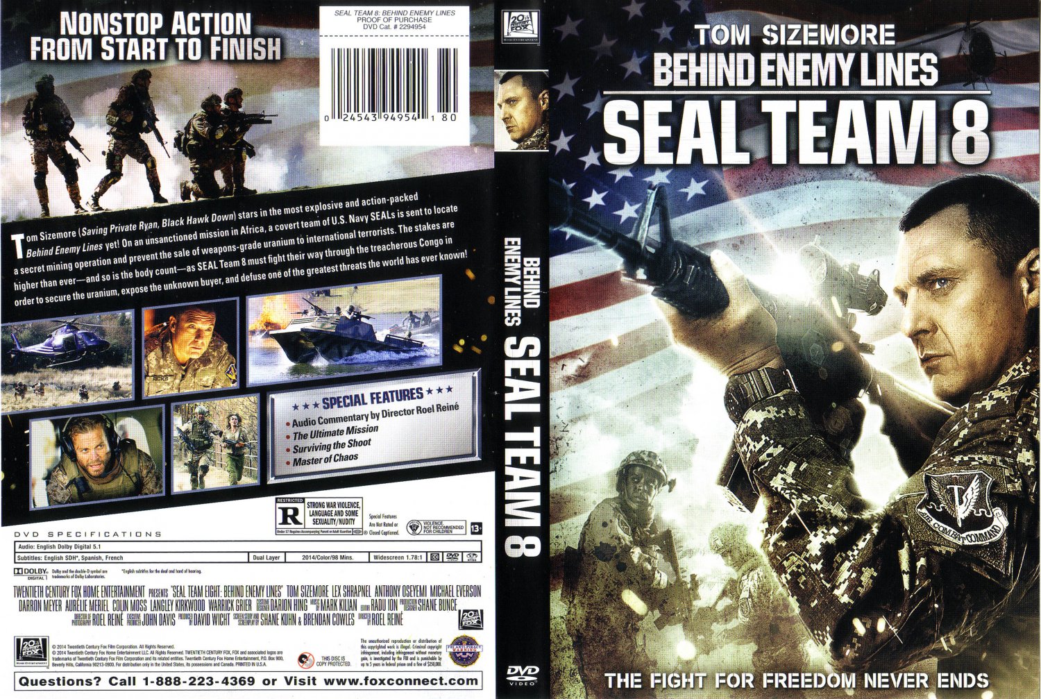 Seal Team 8 - Movie DVD Scanned Covers - Seal Team 8 2014 Scanned Cover ...