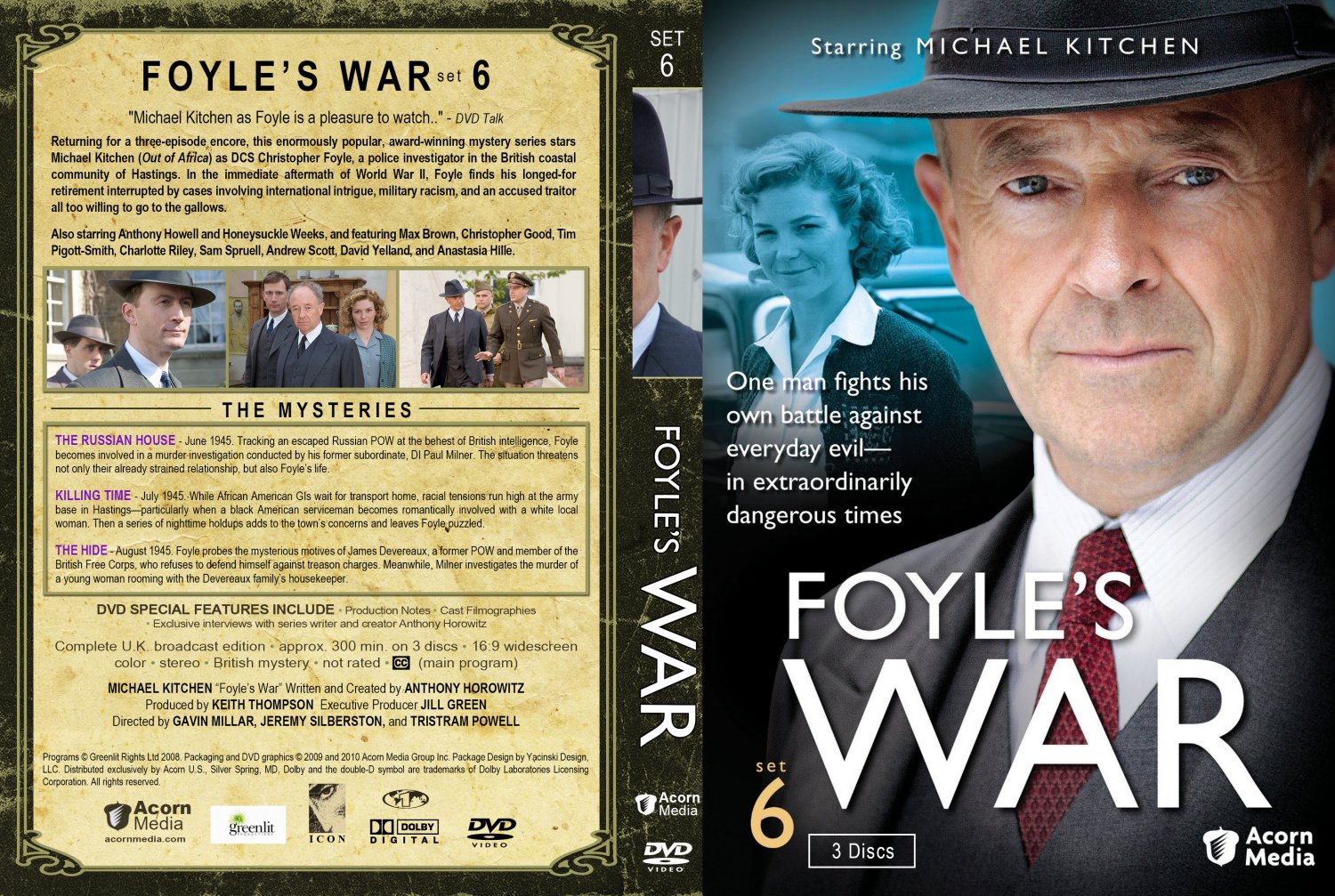 Foyle's War - Set 6 - TV DVD Custom Covers - Foyle s War-S6 :: DVD Covers