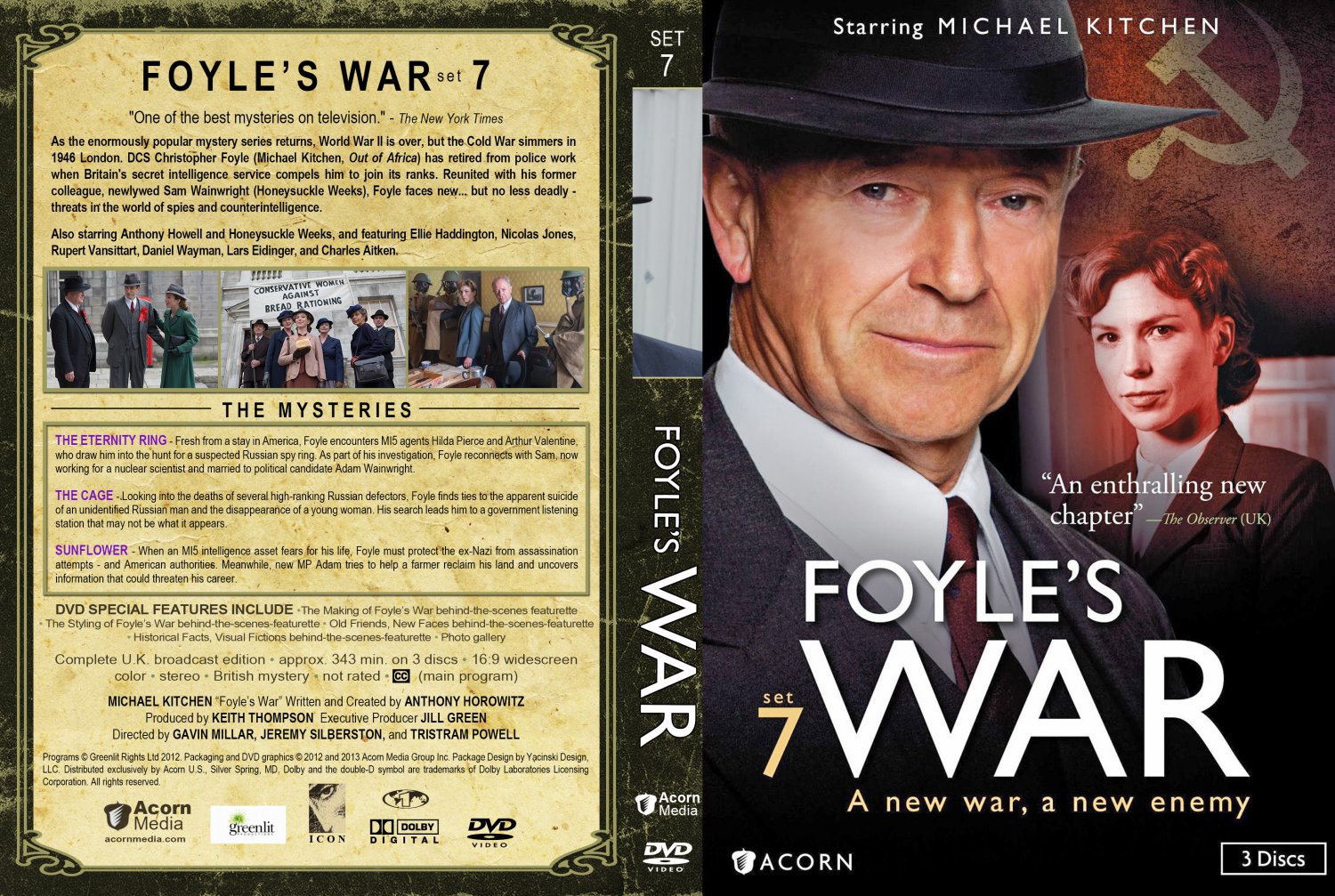 Foyle's War - Set 7 - TV DVD Custom Covers - Foyle s War-S7 :: DVD Covers