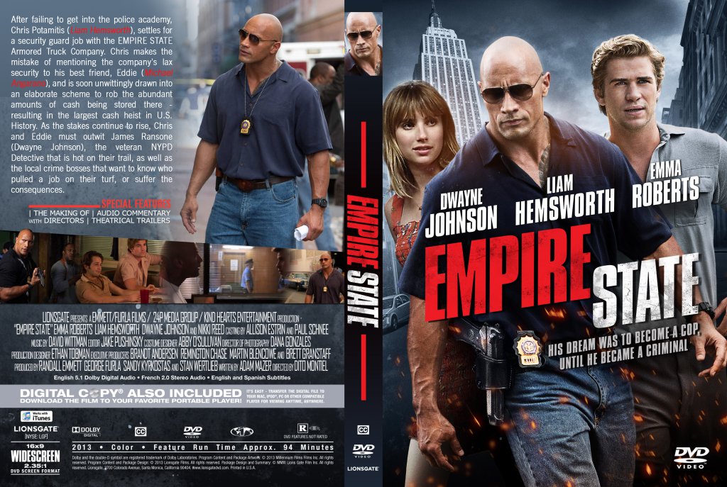 Empirestatecustomdvdcover Movie Dvd Custom Covers Empire State